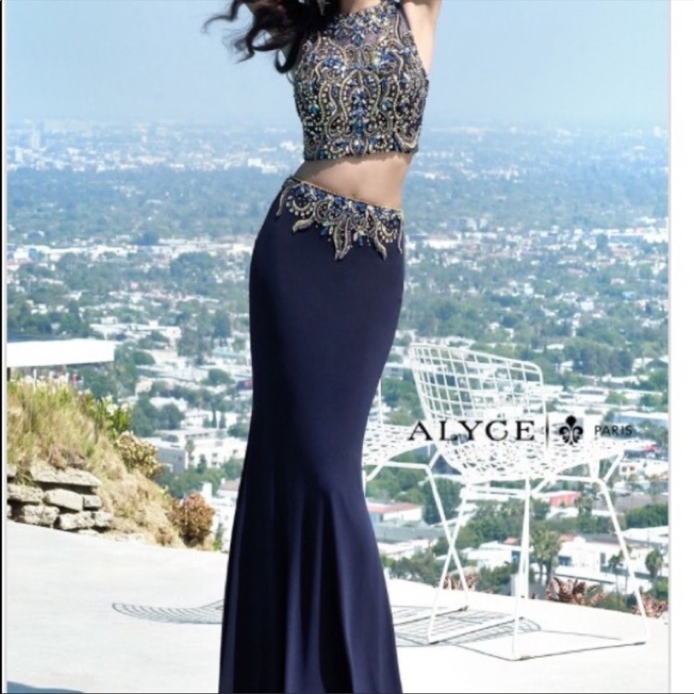 Aylce Paris 2 Piece Prom Dress